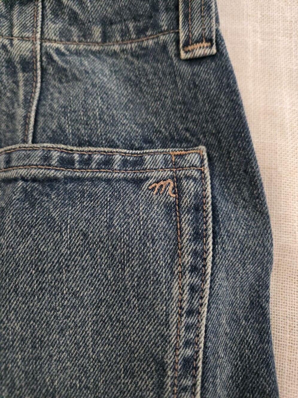 NWT Madewell Denim Culottes in Greendale Wash - Picture 8 of 9